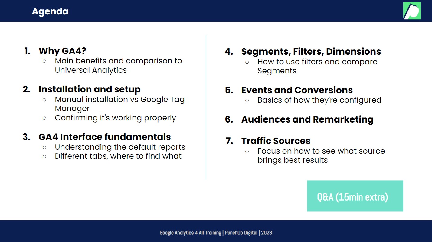 analytics training screenshot 3