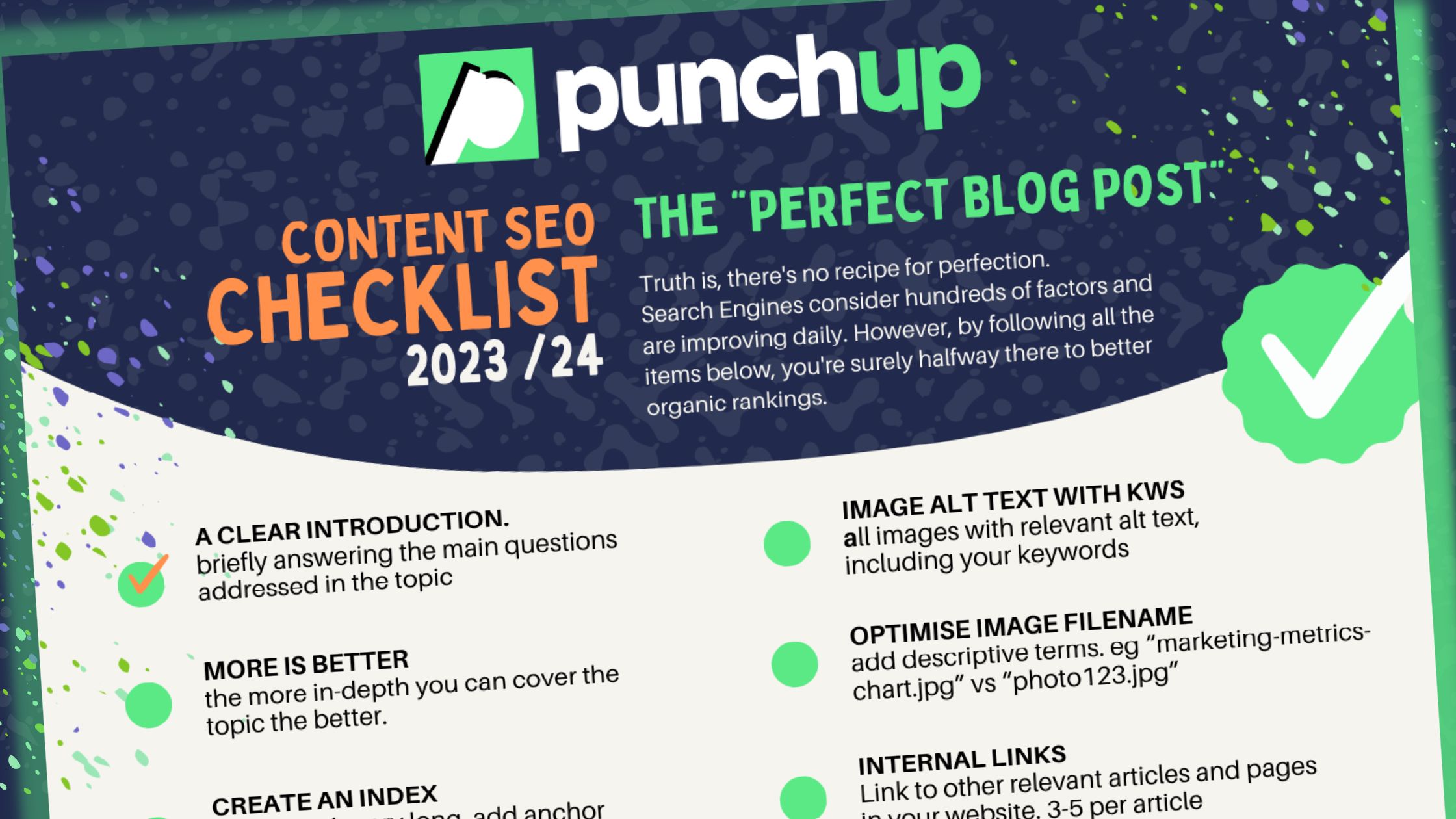 Content SEO Checklist - Introduction