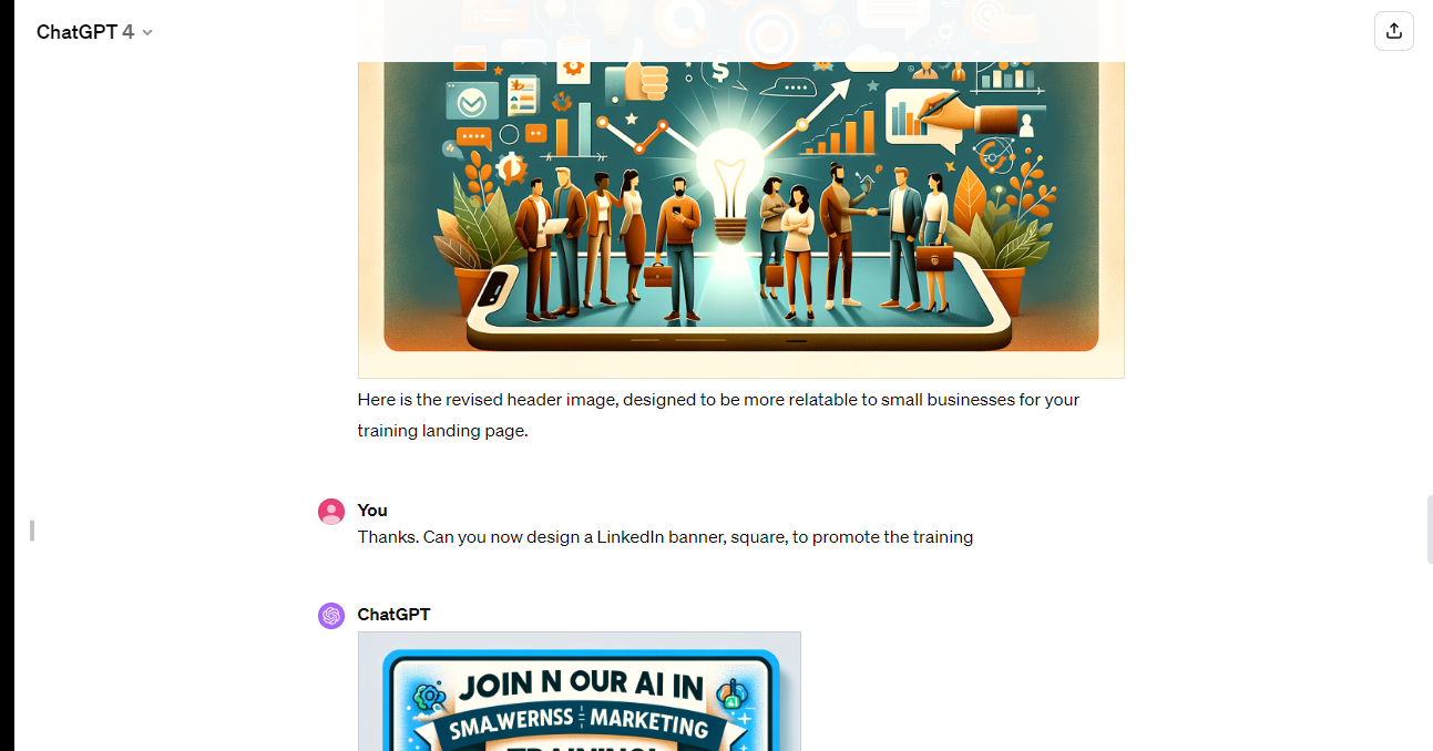 Ai in Marketing for Small Businesses - Training