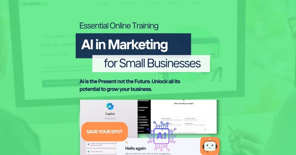 AI in Marketing for Small Businesses - Scale your business with AI - Online Training