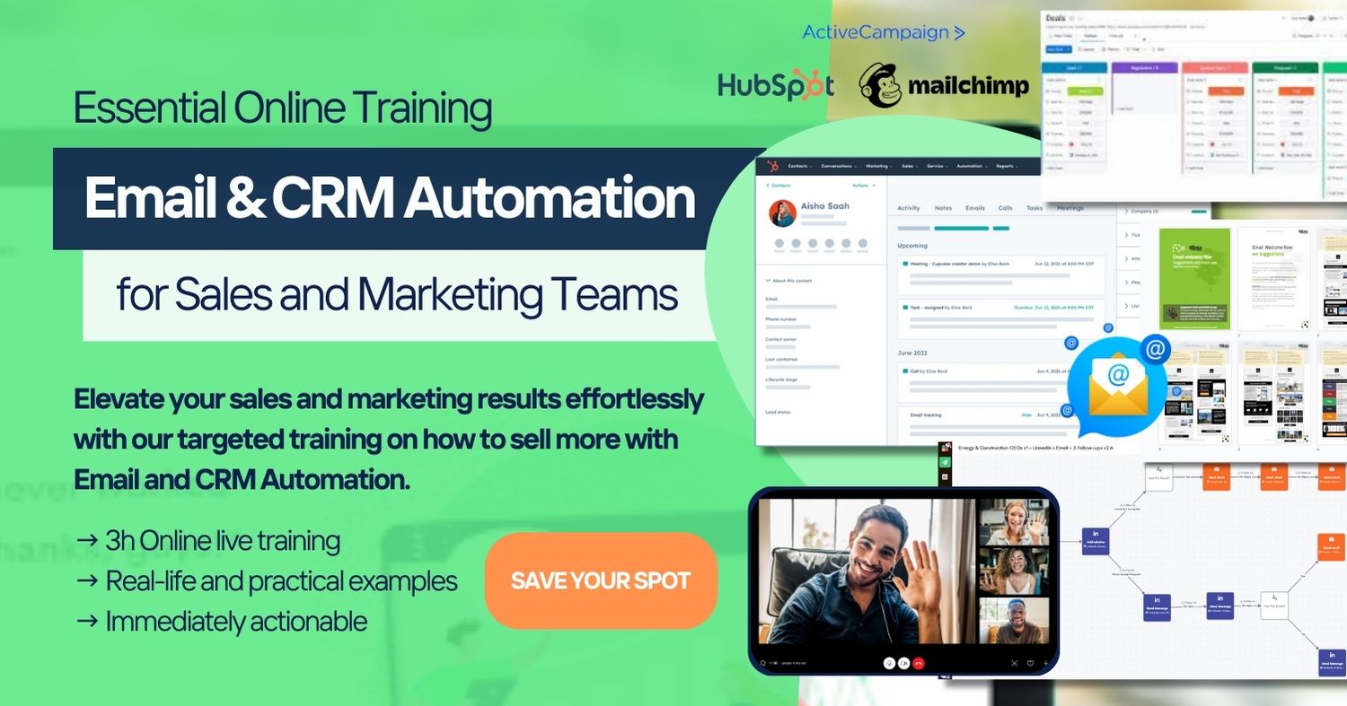 Email & CRM Automation Training for Sales and Marketing Teams